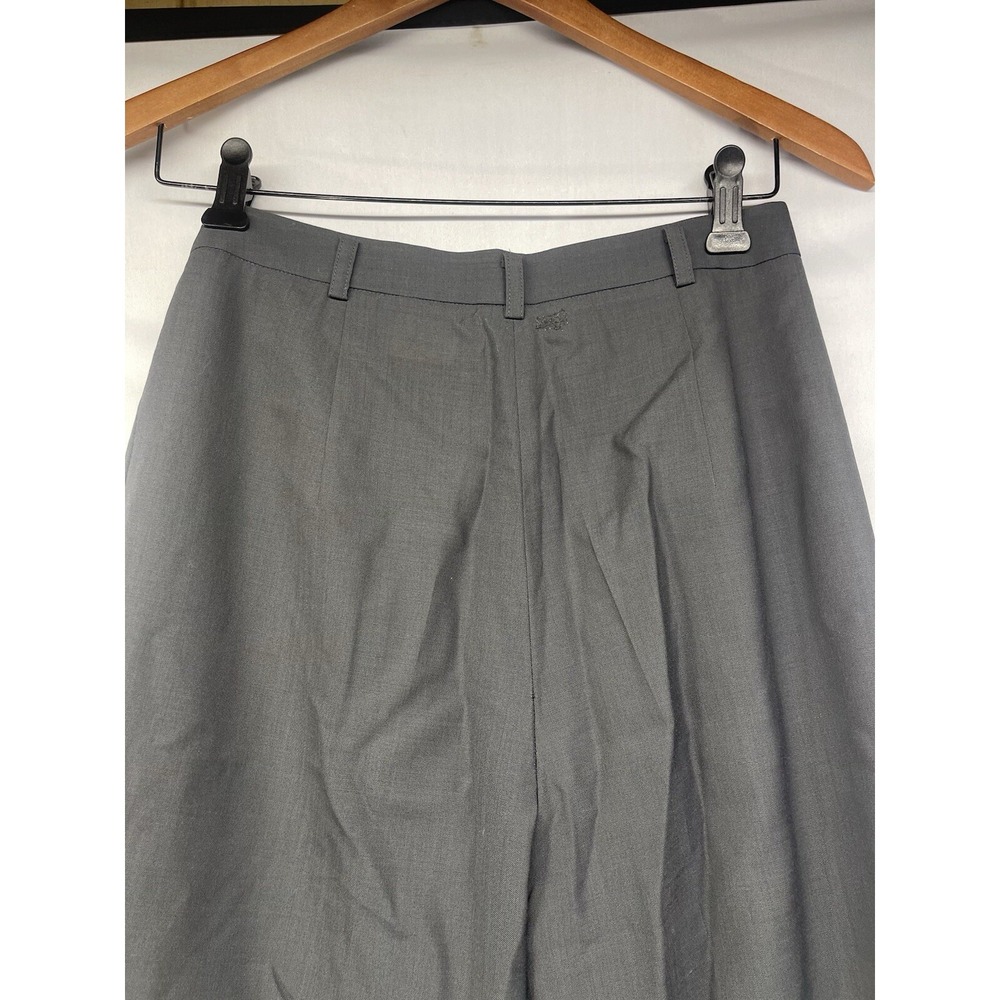 Vintage Izzat BABA Dark Gray Dress pants Wide Legs 70-90 - Picture 10 of 14
